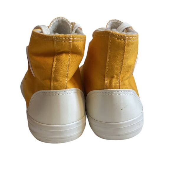 Beverly Hills Polo Club High Top Sneakers Men 8/Wmn 9.5 Yellow Canvas Unisex - Picture 3 of 7